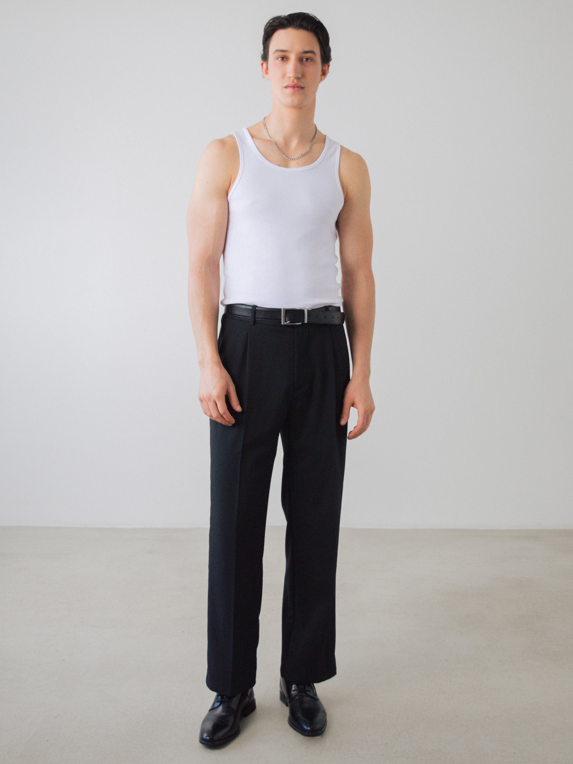 Geribbelde Tank Top