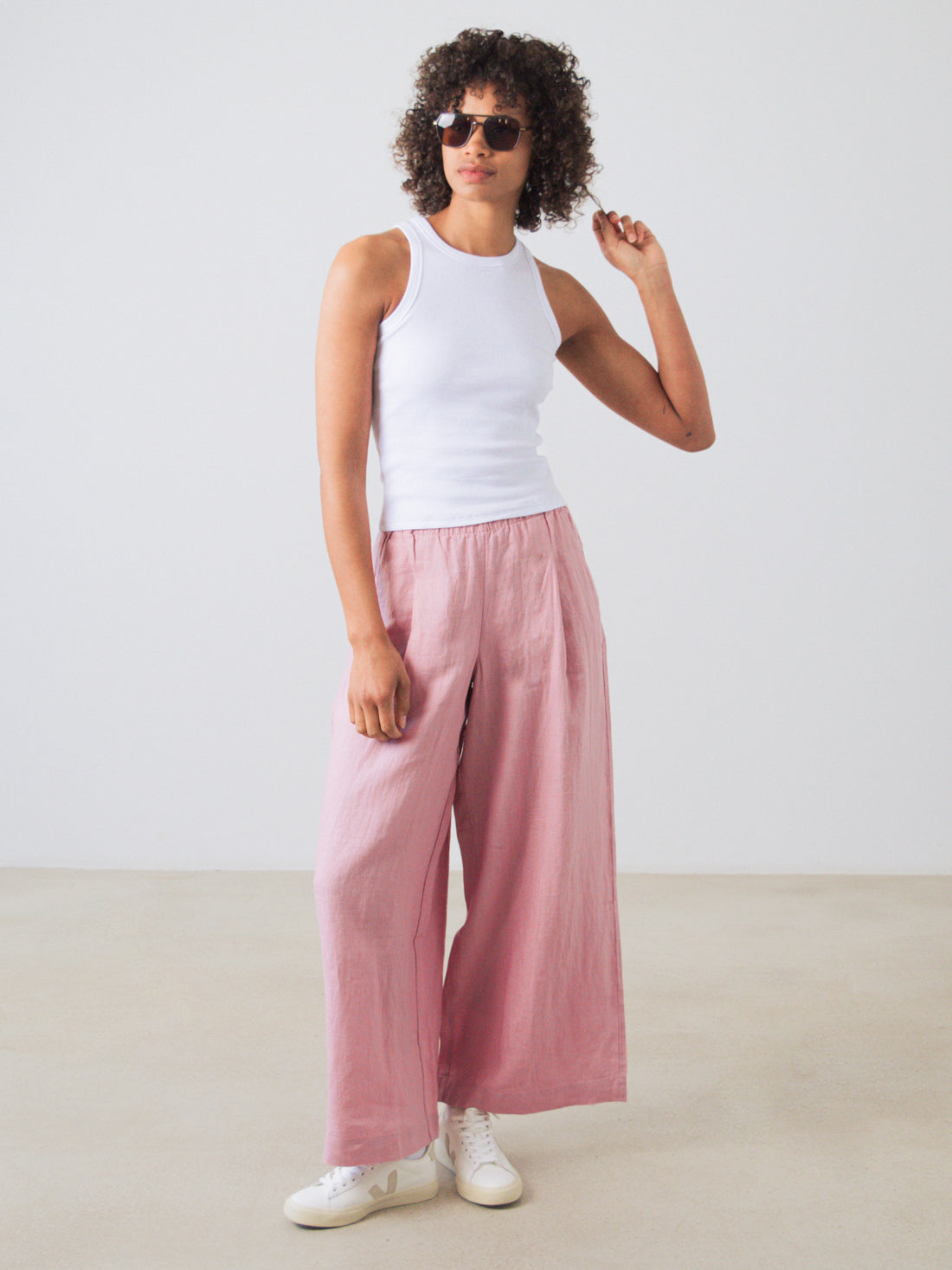 Ribbed Racer Top