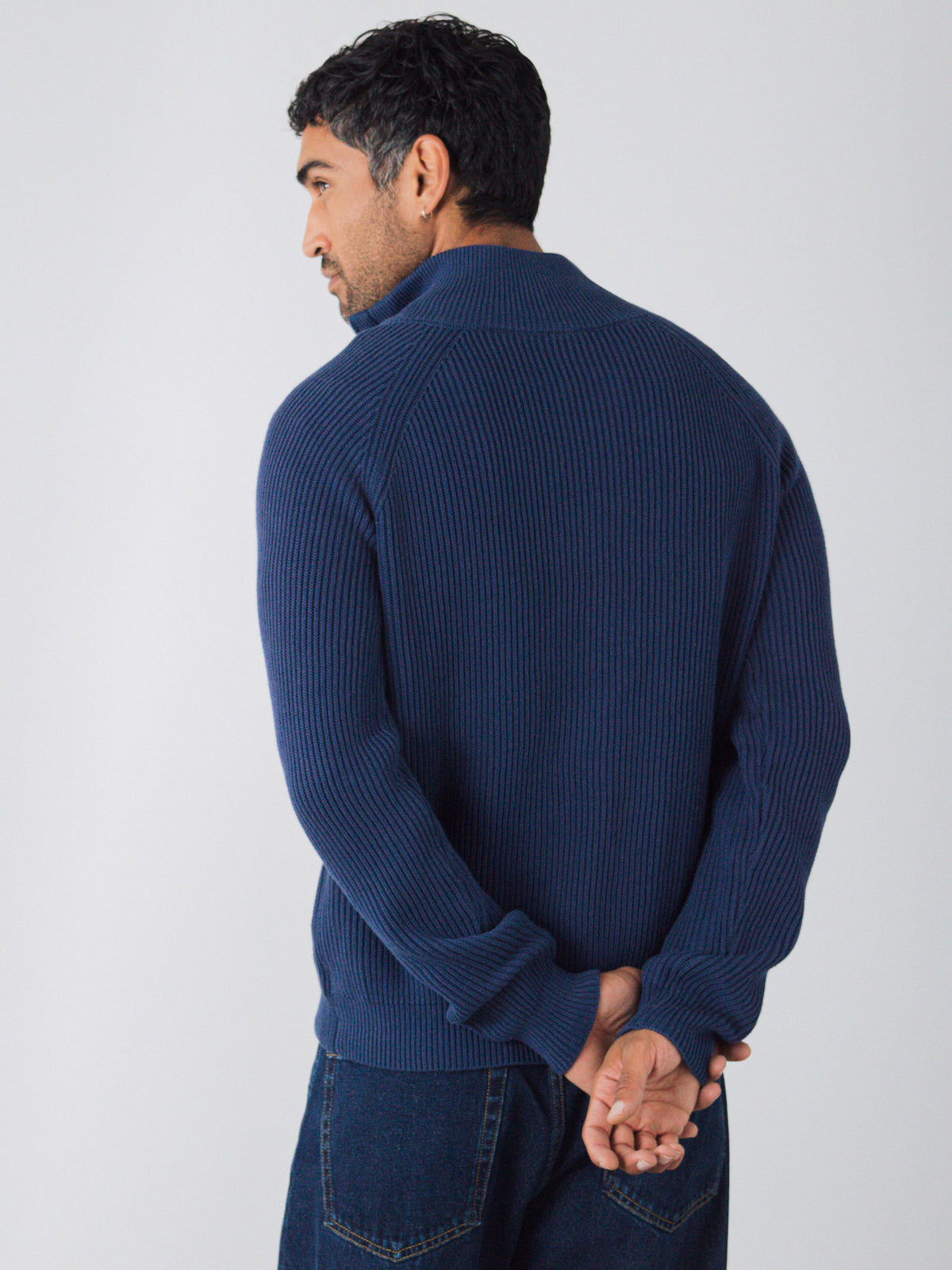 Maglione mezza zip