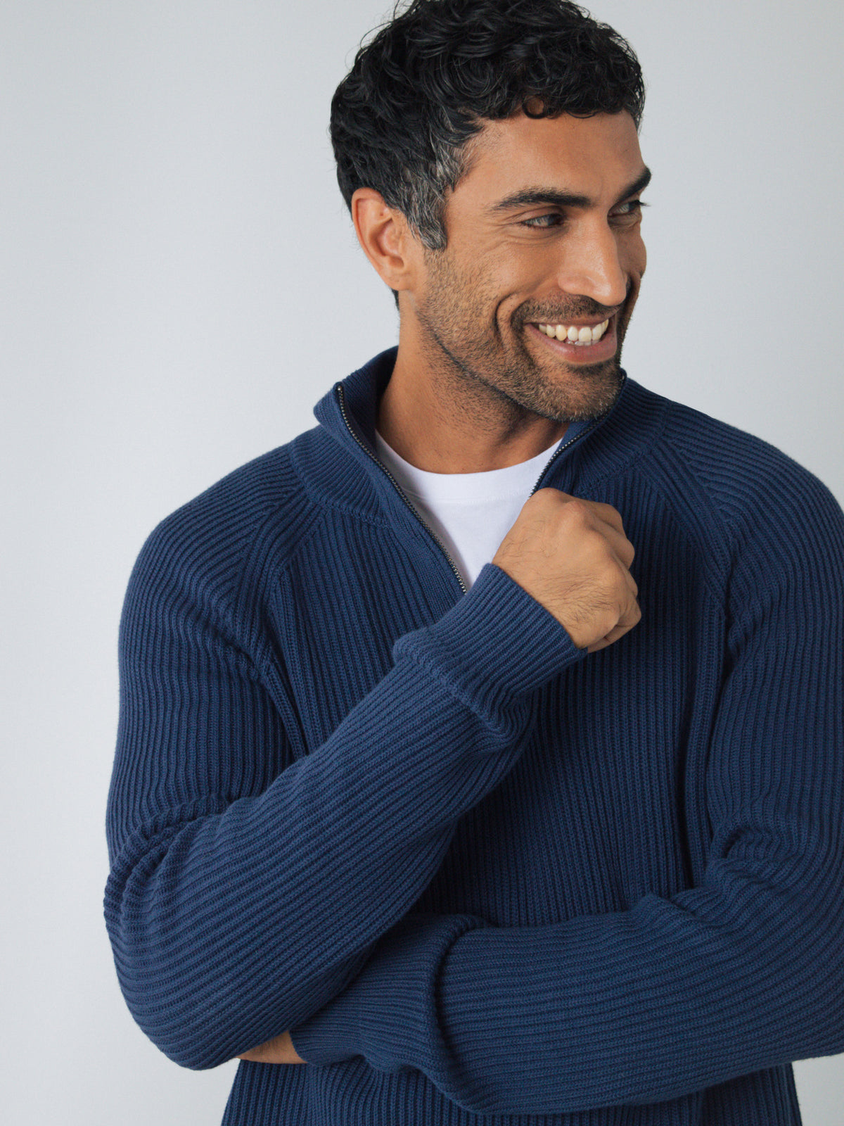Maglione mezza zip