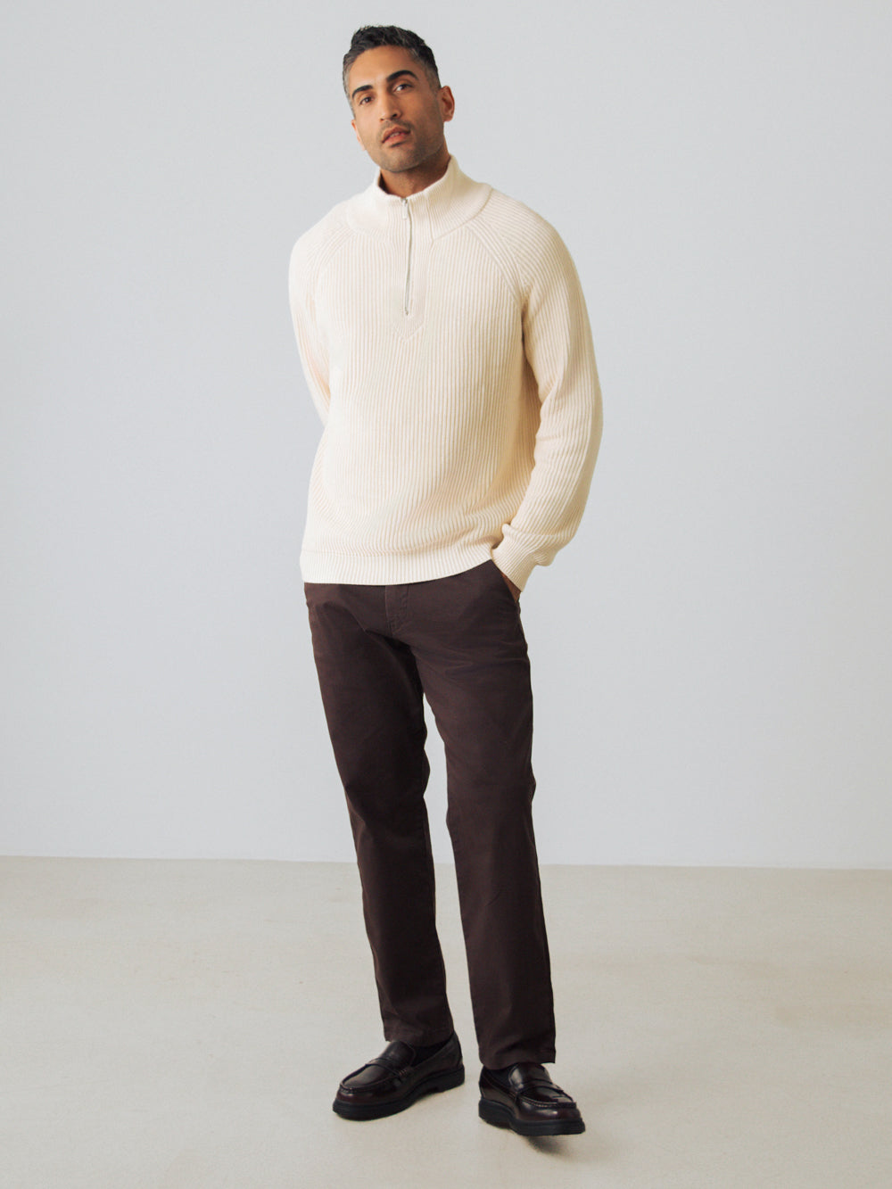 Half-Zip Knit Men