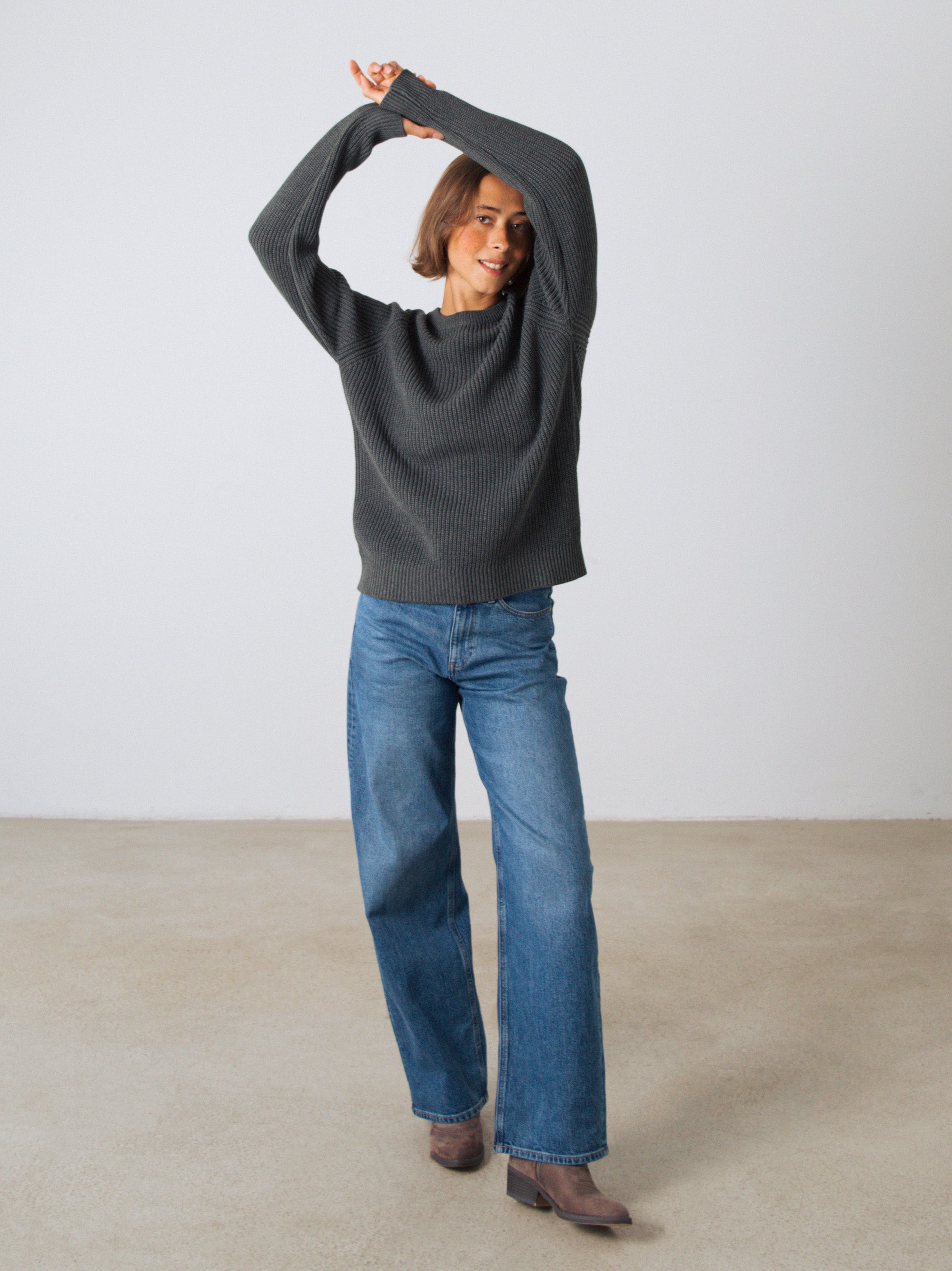 Women Heavy Knit Jumper