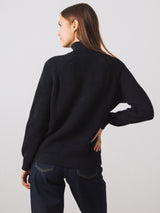 Half-Zip Knit Frauen