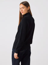 Half-Zip Knit Frauen