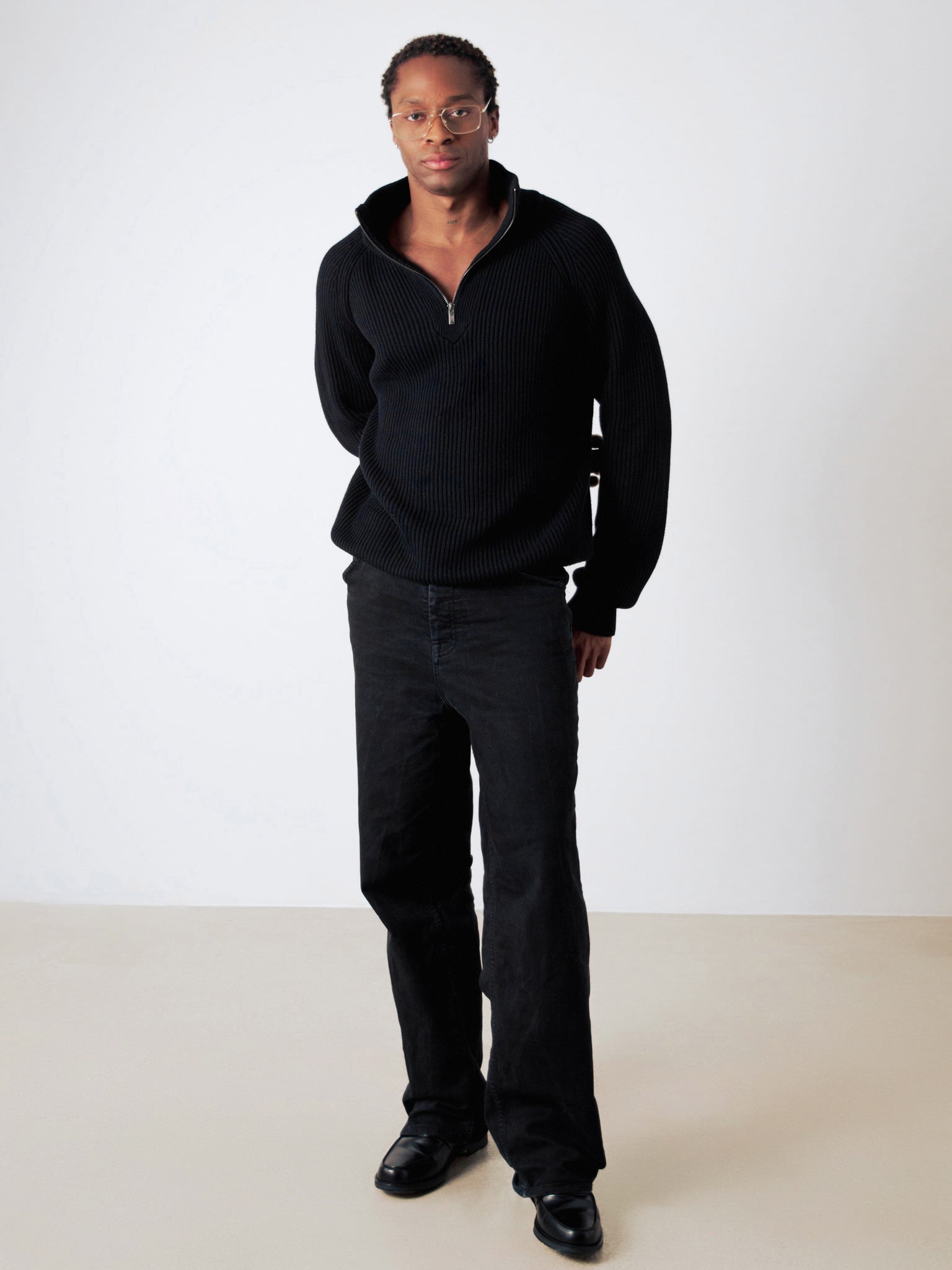 Half-Zip Knit