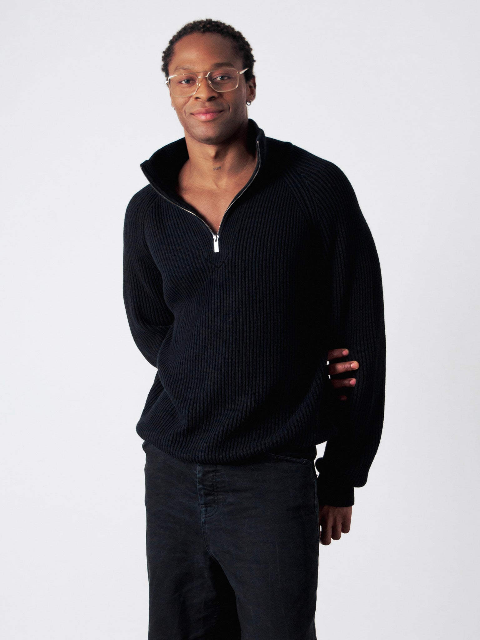 Half-Zip Knit