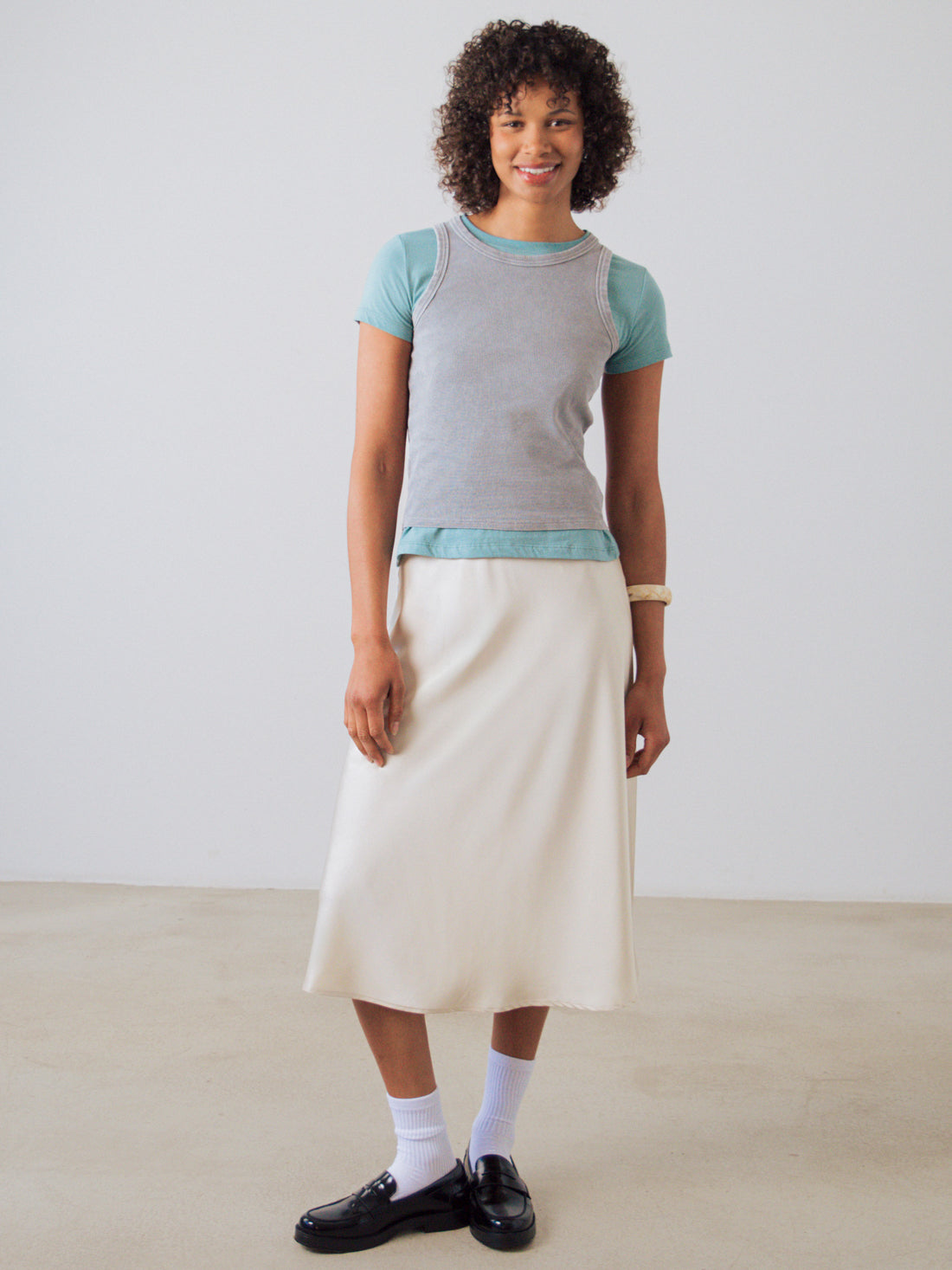 Ribbed Racer Top