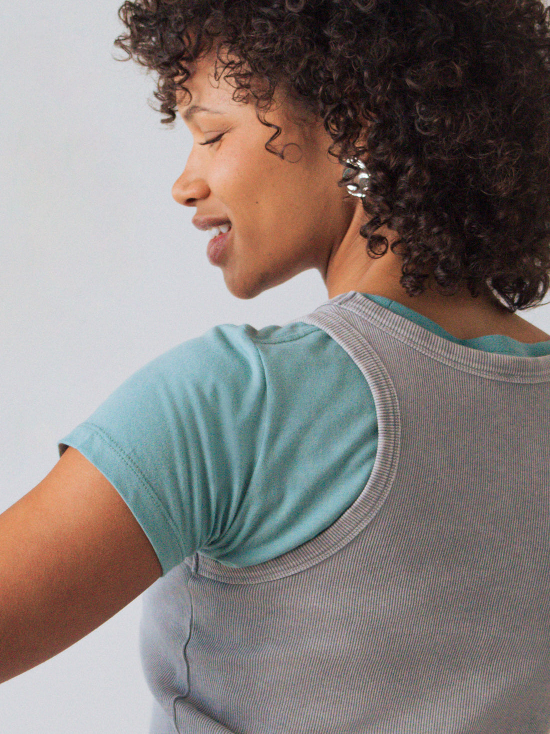 Ribbed Racer Top