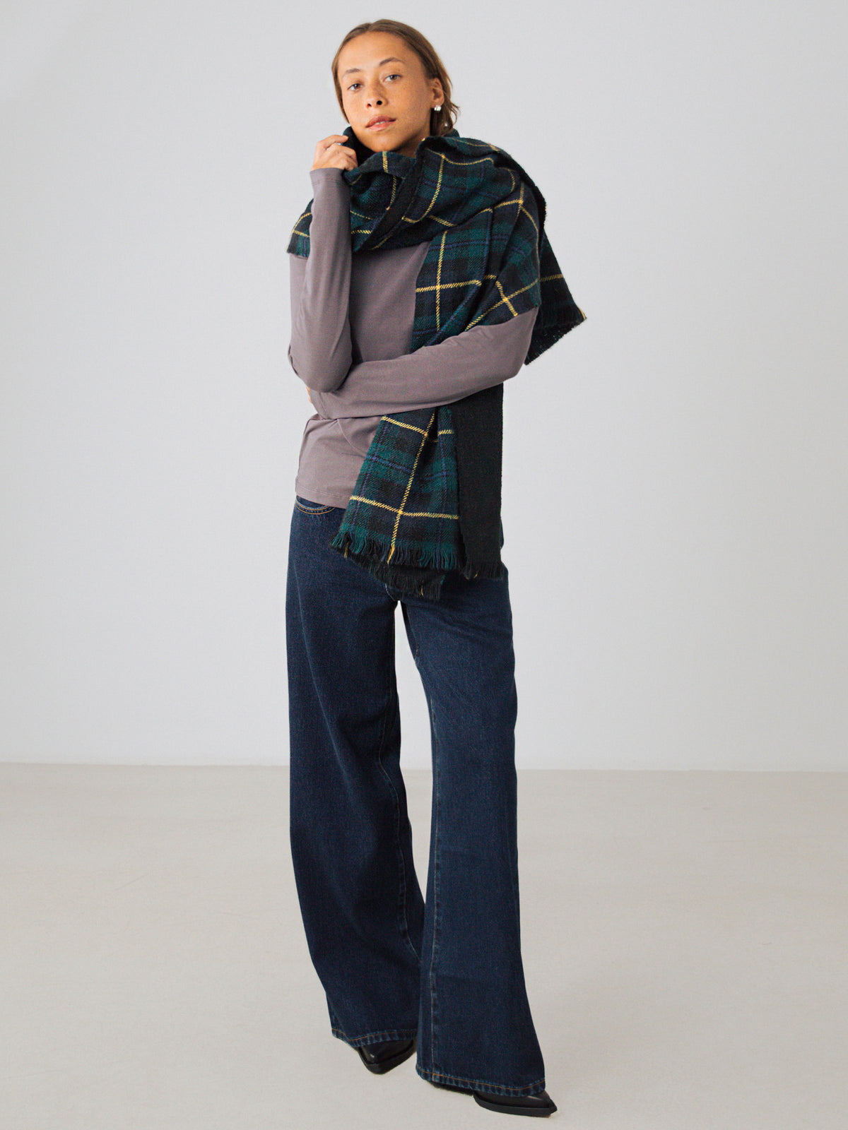 Jersey-Rollkragenpullover