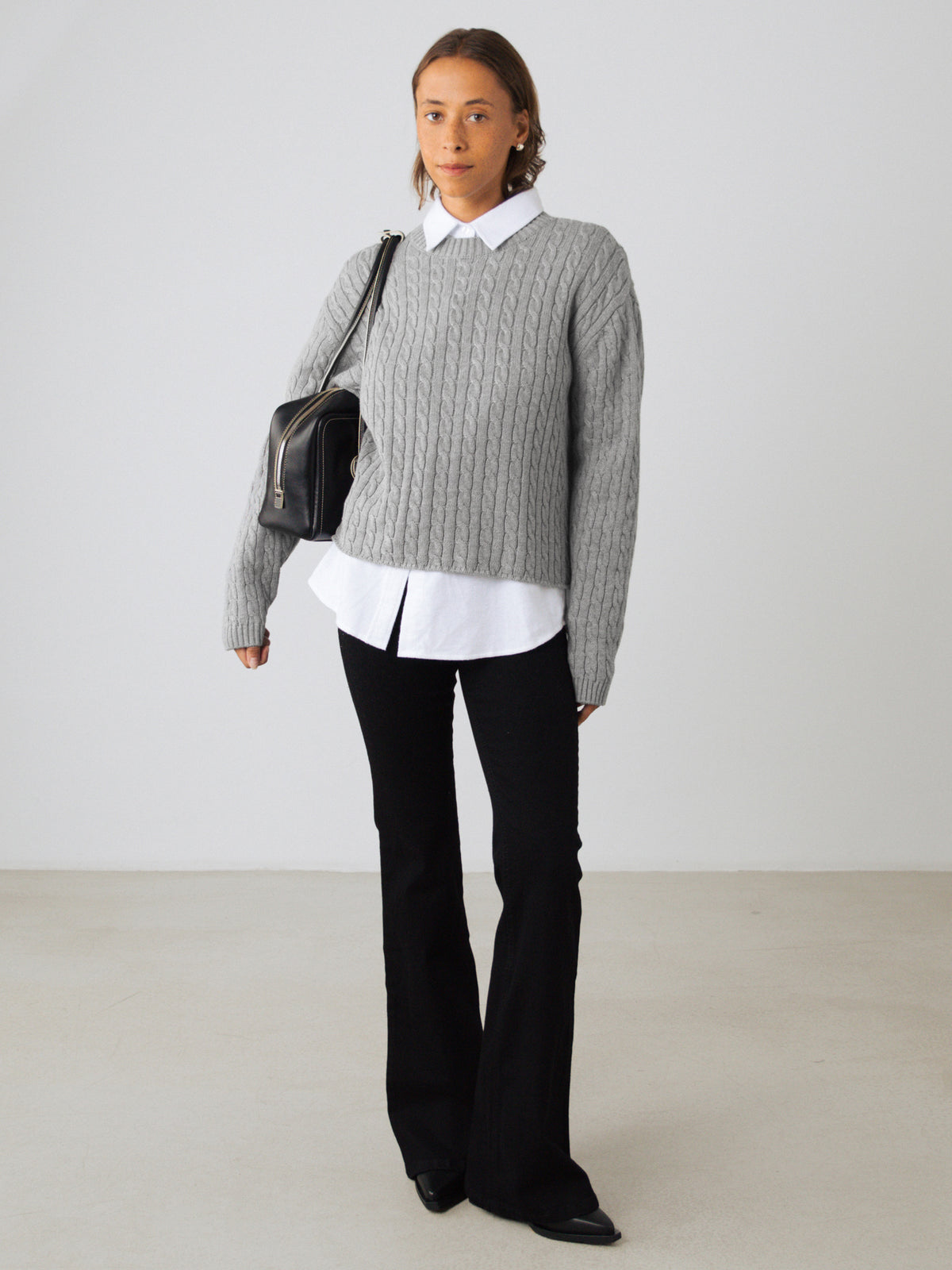 Zopfstrickpullover