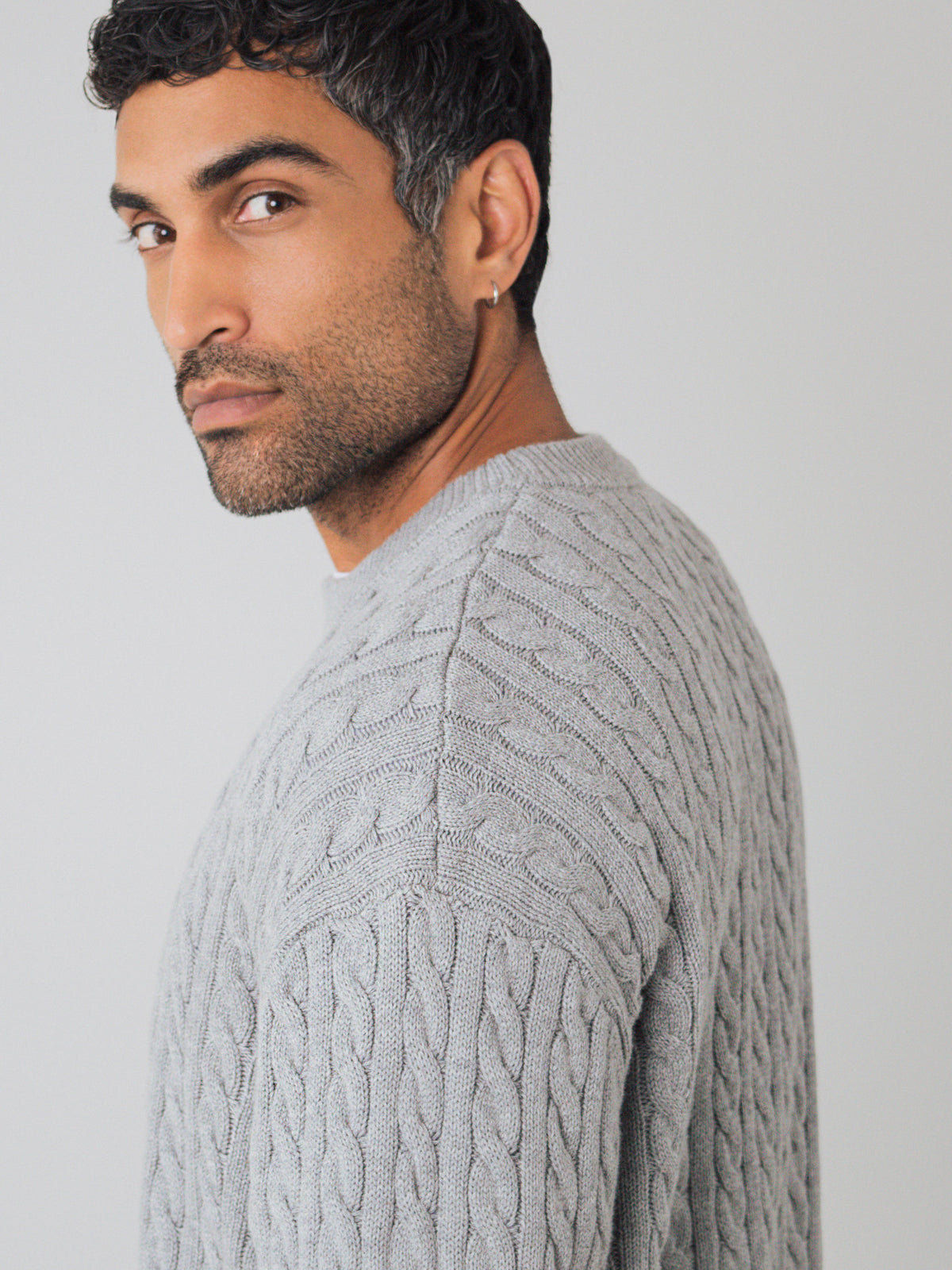 Zopfstrickpullover