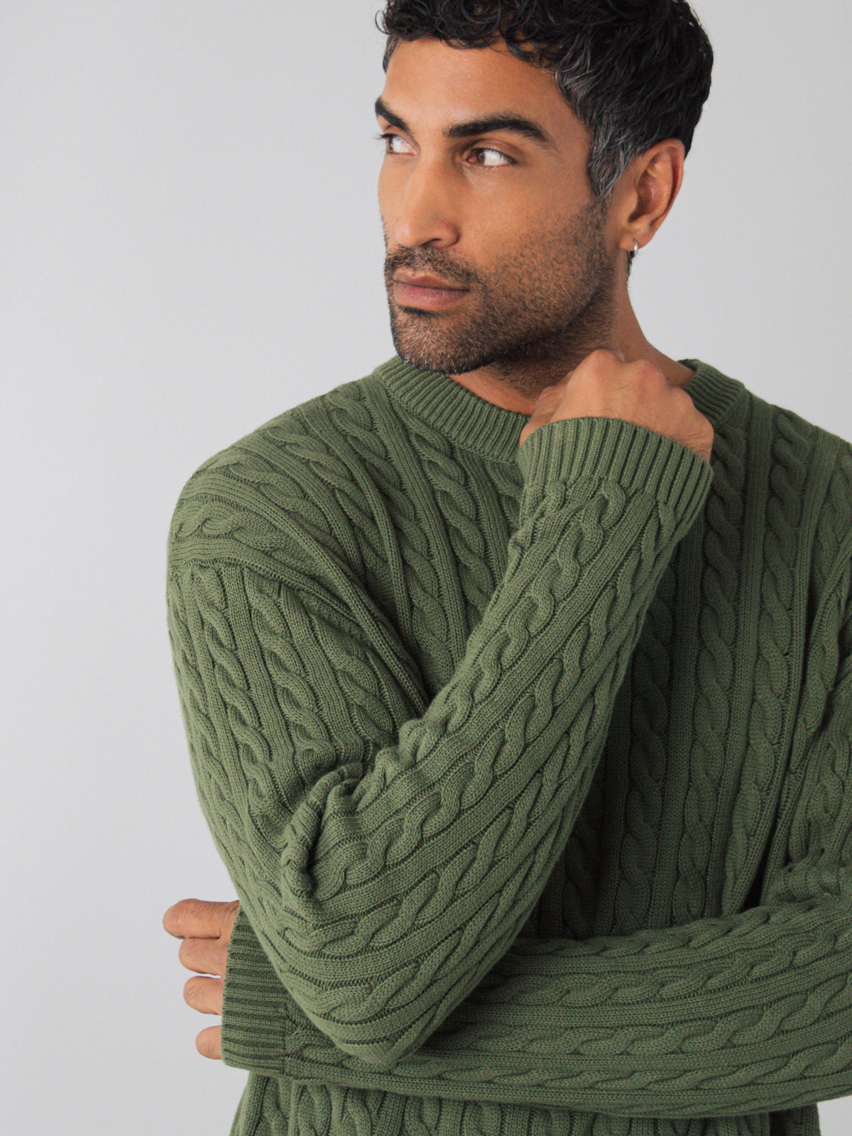 Zopfstrickpullover