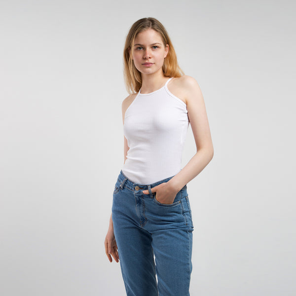 GIVEAWAY Haltertop met ribboord