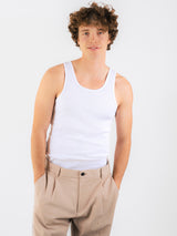 Geribbelde Tank Top
